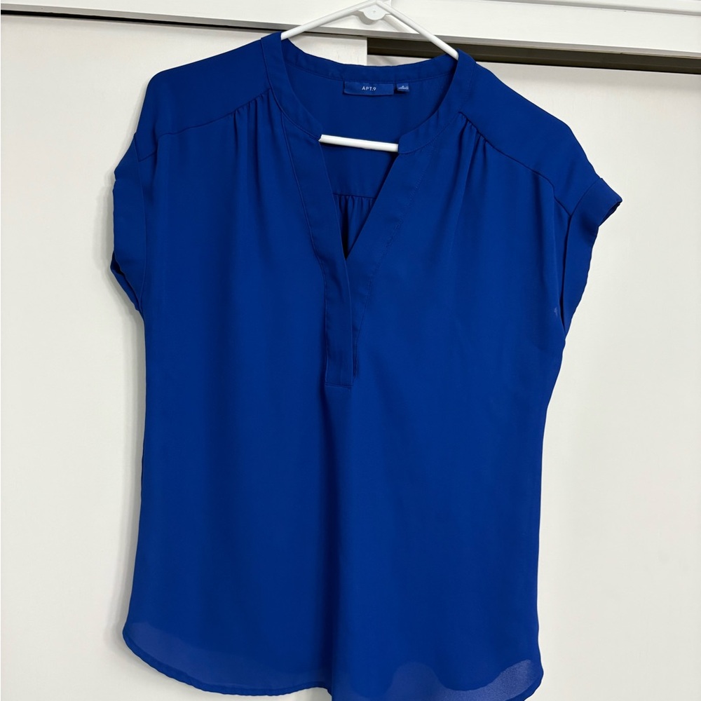 Apt. 9 Royal Blue Women's Blouse